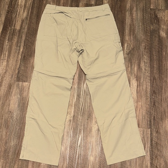 THE NORTH FACE Convertible Pants Mens 36x30 Tan Zip Off Trail Hiking‎ - Picture 4 of 5